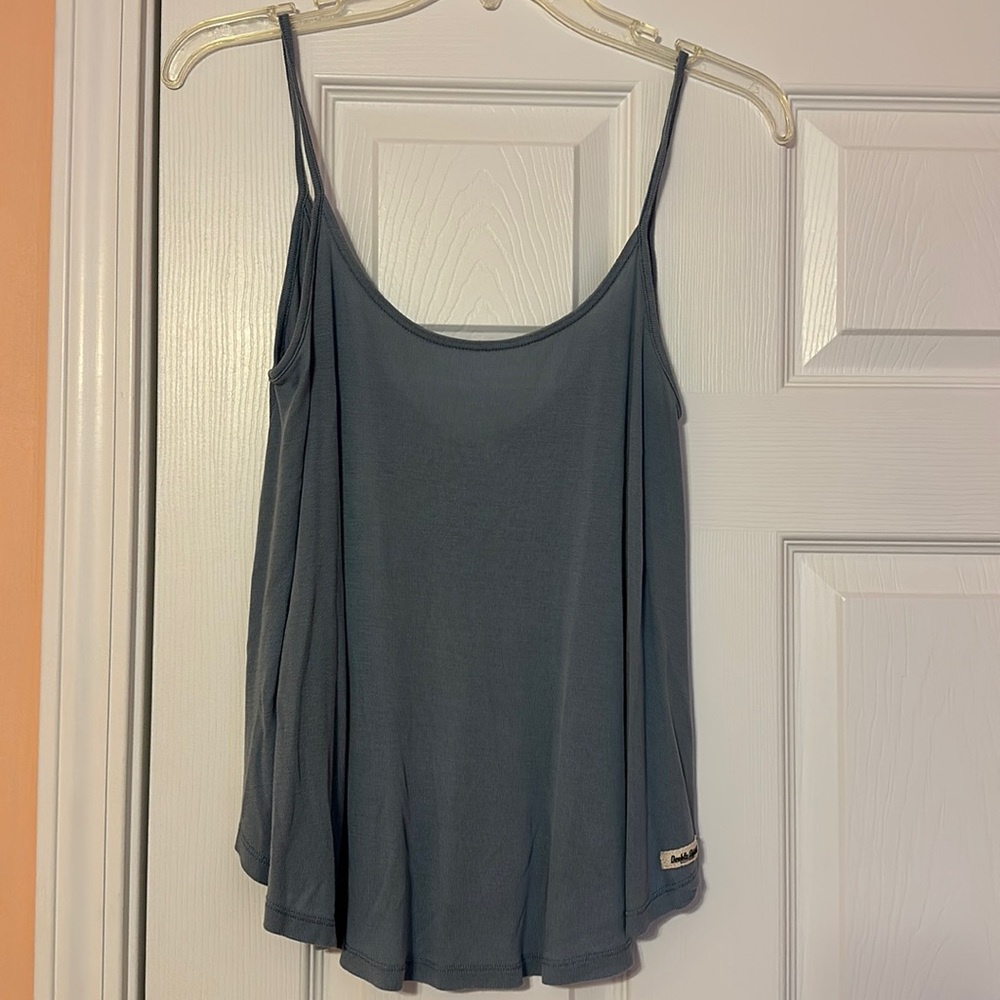 Light blue Double Agent tank from boutique, low back, size M, worn once